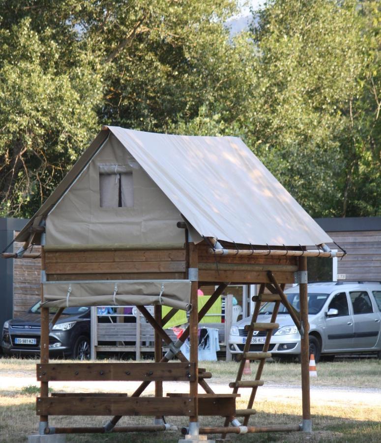 Hotel Camping Le Lac Bleu Châtillon-en-Diois Exterior foto