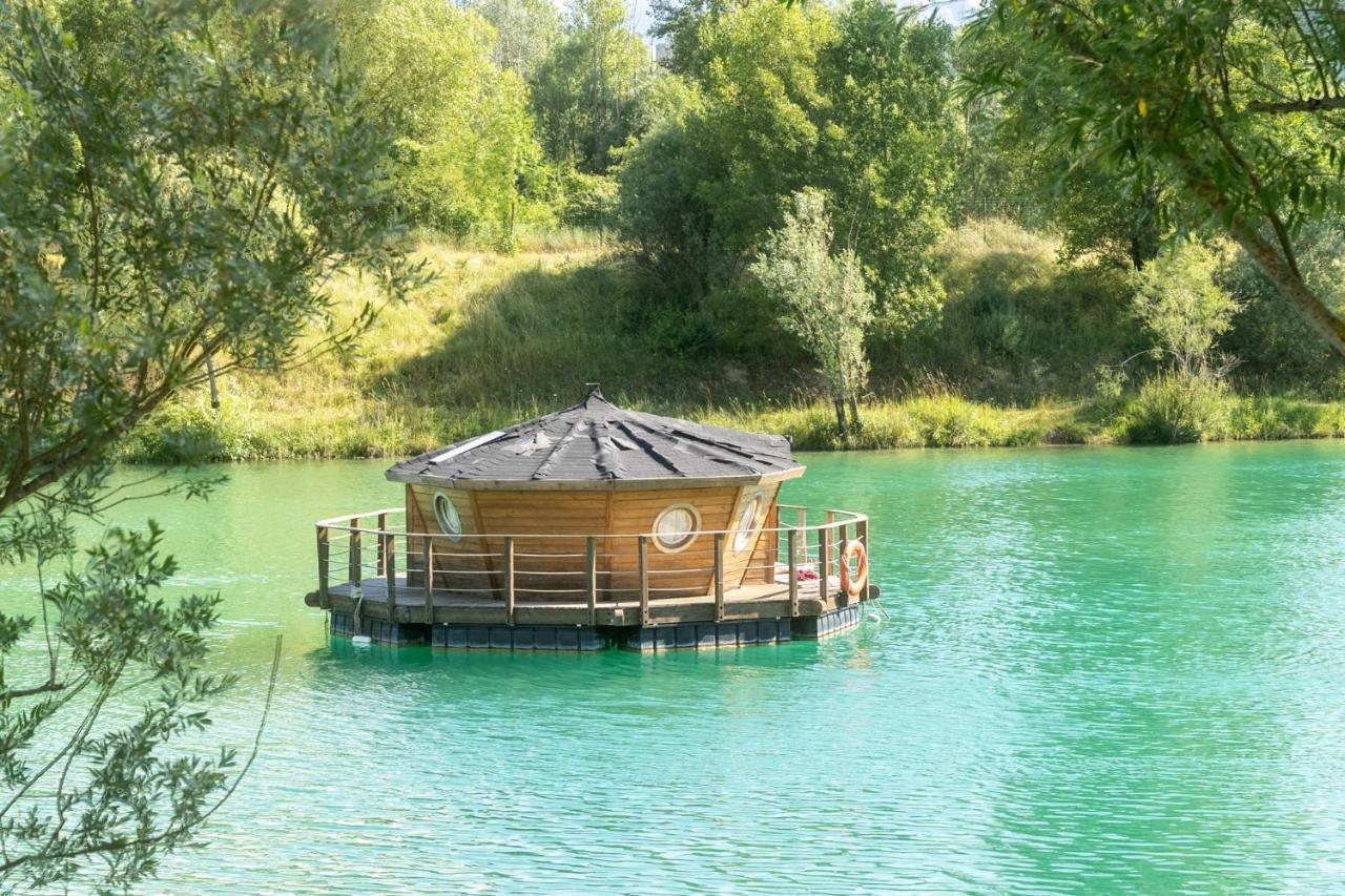 Hotel Camping Le Lac Bleu Châtillon-en-Diois Exterior foto