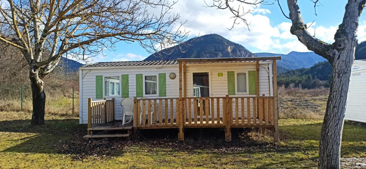 Hotel Camping Le Lac Bleu Châtillon-en-Diois Exterior foto
