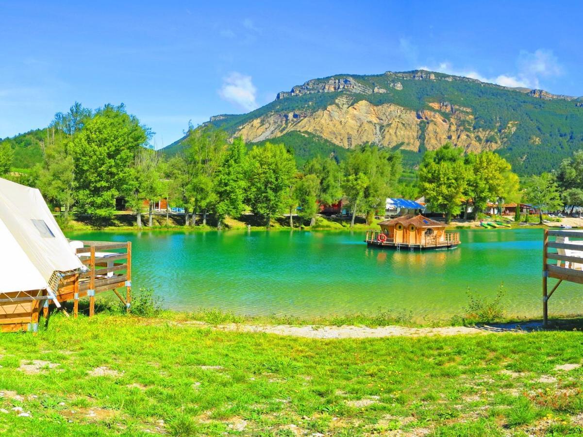 Hotel Camping Le Lac Bleu Châtillon-en-Diois Exterior foto