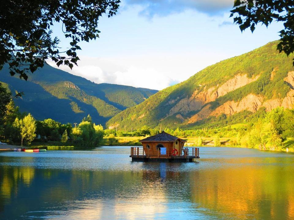 Hotel Camping Le Lac Bleu Châtillon-en-Diois Exterior foto